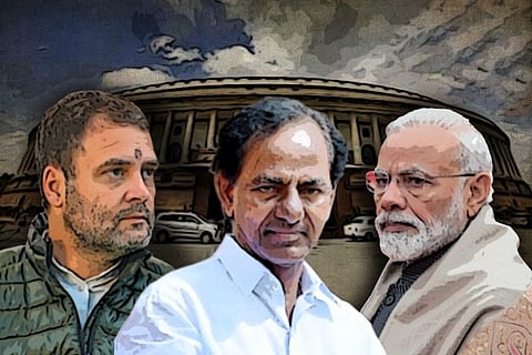 Exit polls for Telangana show the TRS winning majority seats in state 
