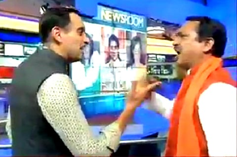 Watch: When India Today's Rahul Kanwal and Hindu Yuva Vahini leader all but came to blows