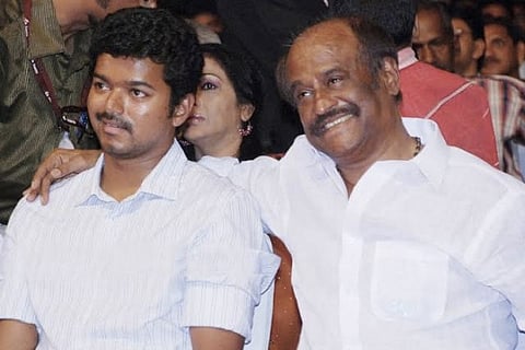 File picture of Rajinikanth and Vijay