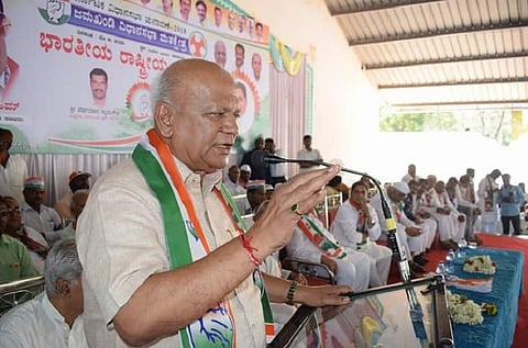 Taking responsibility for Cong’s poor show in North K'taka, SR Patil resigns from party post