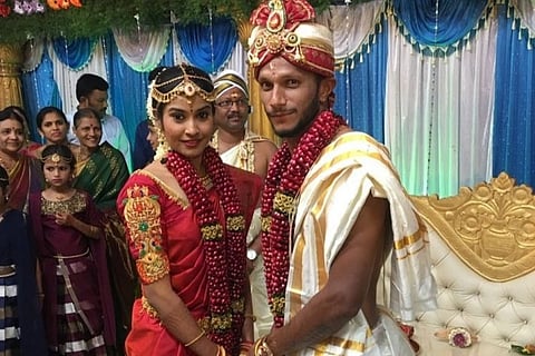 Ace Indian hockey player SV Sunil gets married in Mangaluru 