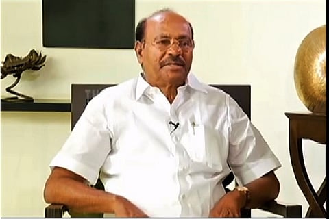 PMK founder S Ramadoss, who urged Union govt to declare Sri Lankan Tamils coming to TN as refugees