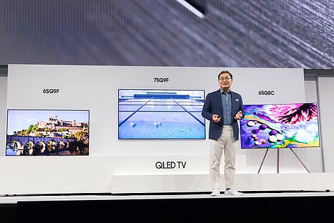 Samsung unveils 85-inch 'invisible' QLED TVs with Bixby voice control 