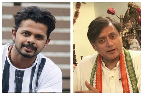 Shashi Tharoor and Sreesanth bat against each other on Twitter 