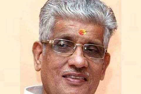 NSS General Secretary G Sukumaran Nair