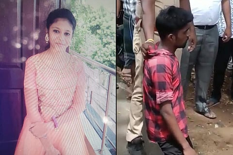 A collage of Swetha (L), Ramachandran (R) 