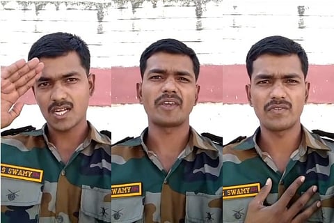 In viral video, Army jawan claims land in Telangana has been grabbed, family threatened