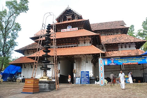 The pristine Vadukkunathan temple of Thrissur town 