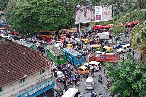 Junction near Thoppumpady BOT bridge