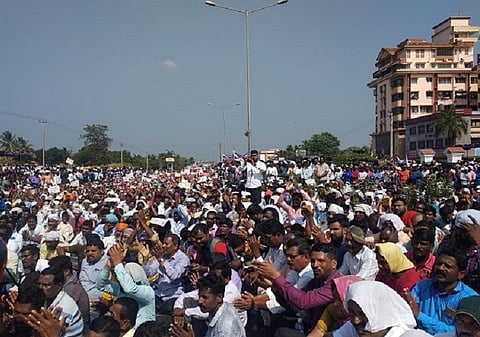 Thousands protest to highlight plight of 7 K’taka fishermen missing at sea for 22 days