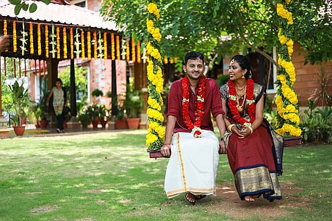 Chennai duo shows how fairytale weddings can be green and completely trash-free