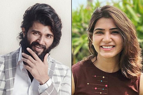 Actors Vijay Deverakonda (L) and Samantha (R). 