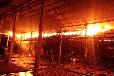 Fire erupts at Thiruvilwamala temple in Kerala, no casualties reported
