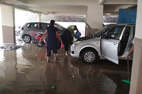Broken wall, damaged cars: Heavy rains spell doom for upscale Bengaluru locality