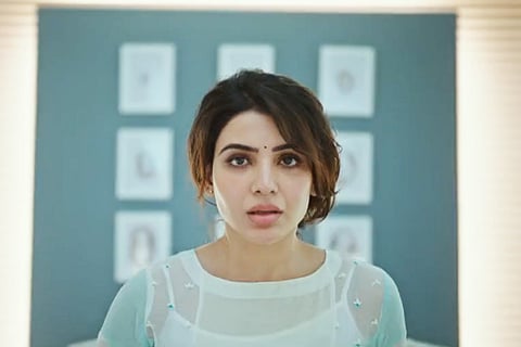 Samantha in Yashoda first look