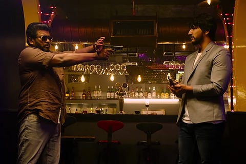 Parthiban and Gautham Karthik in Yutha Satham trailer