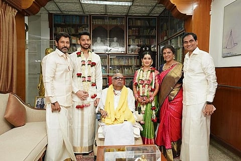 Watch: Actor Vikram floors guests at daughter's wedding with 'Oh Butterfly' song