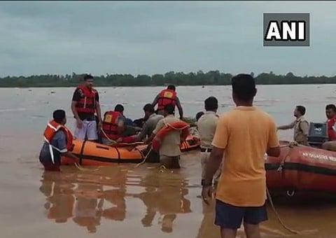 Over 50 workers rescued in AP after being stranded in Vamsadhara flood