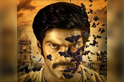 Arya in a poster from Aranmanai 3