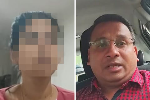 Baiju Raju and his wife
