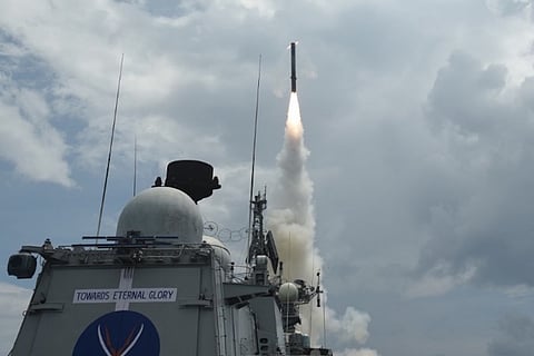 India joins exclusive club: Navy successfully test-fires land-attack BrahMos missile 