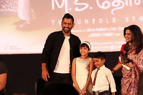 When Dhoni floored Suriya's kids and wife Jyotika