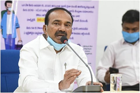 Telangana Health Minister Eatala Rajender 