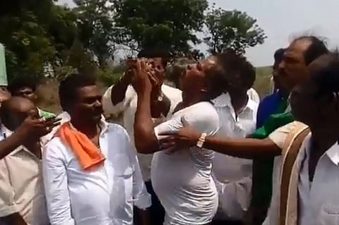 Farmer in Ballari asked to ‘act’ out suicide for the cameras, video goes viral