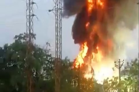 The fire was put out within 20 minutes 