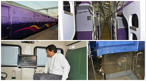 In pictures: Indian Railways unveils train coaches with swanky looks