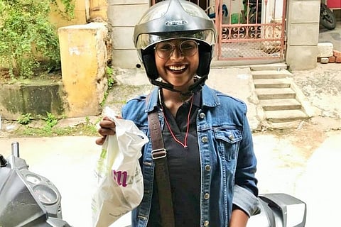 Meet Janani Rao, one of Swiggy's few women delivery partners in Hyderabad