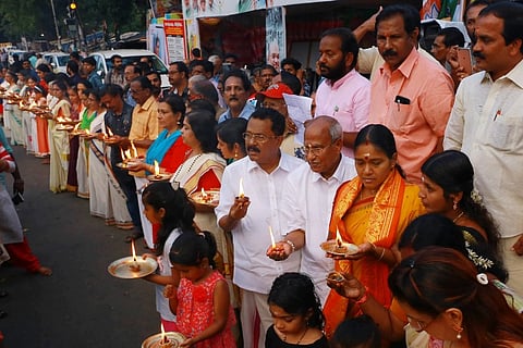BJP says Ayyappa Jyothi event bigger than Women’s Wall, CPI(M) says ‘wait for Jan 1’