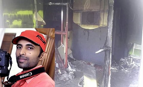 Days after questioning Islamic tradition, Kerala man's studio burns down