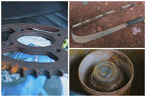 Country made bombs, weapons seized near BJP office in Kannur, party member arrested 
