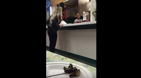 Woman who yells at eatery staff for 'goofing up' kebab order gets her due