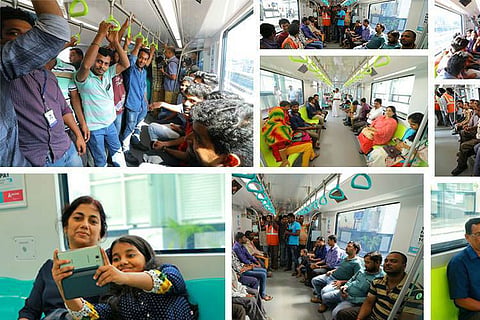 On first day of public rides on Kochi Metro, 90,000 passengers board the train
