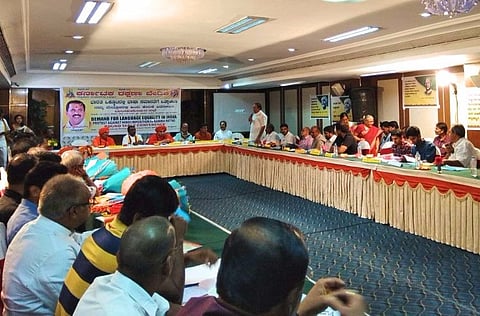 Support against Hindi imposition grows, organisations from non-Hindi states gather in Bengaluru