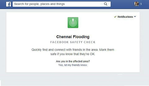 Facebook activates safety check for Chennai as communication remains erratic