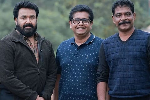 Mohanlal, Jeethu Joseph and Antony Perumbavoor