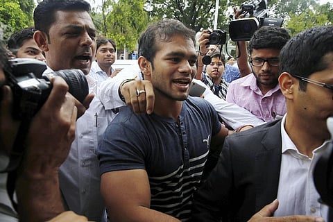                       Wrestler Narsingh Yadav en route to Rio after national anti-doping panel gives him the go-ahead  