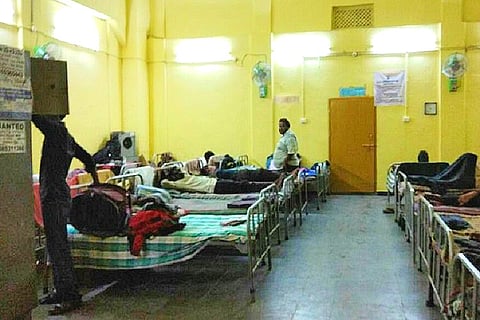 Only 12 night shelters for 1500 people: Hyderabad’s homeless forced to sleep on the road