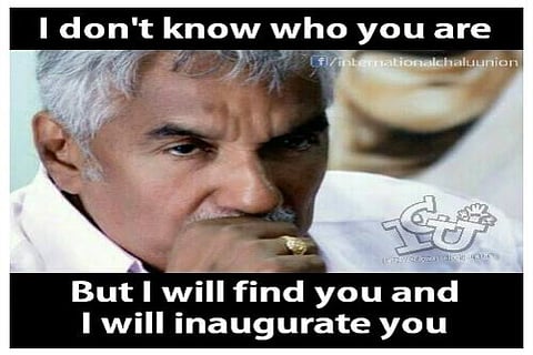 No, it doesnt have to be complete, Oommen Chandy is here to inaugurate!