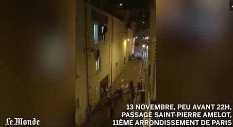 Video captures the horror as people rush out of Bataclan hall during Paris attacks