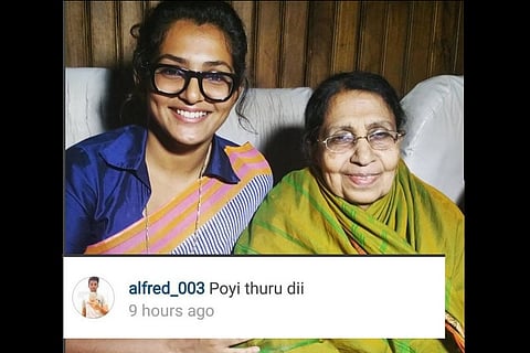 No more silence: Parvathy reveals profile of cyber bully who told her to 'go poop'