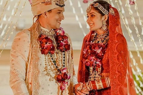 Pradhyuman and Ashima during their wedding