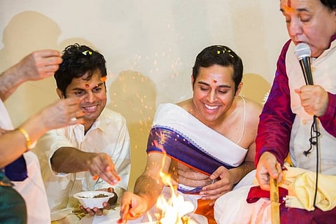 These pictures of a Malayali gay couple's wedding in California are just beautiful