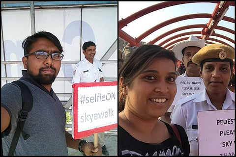 Bengaluru police launch online selfie contest to encourage use of skywalks