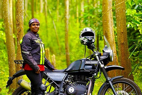 'Stop violence against women': Meet the biker who rode from Kanyakumari to Leh with an agenda