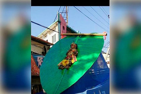 Rights panel takes case after 3 yr old tied to peepal leaf during Lord Krishna procession 