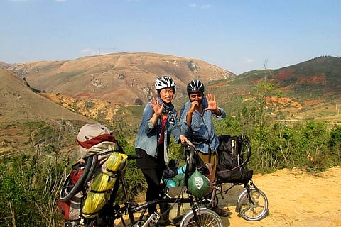 Around the world in 400 days: At $5 a day, this Bengaluru couple cycled across 38 borders